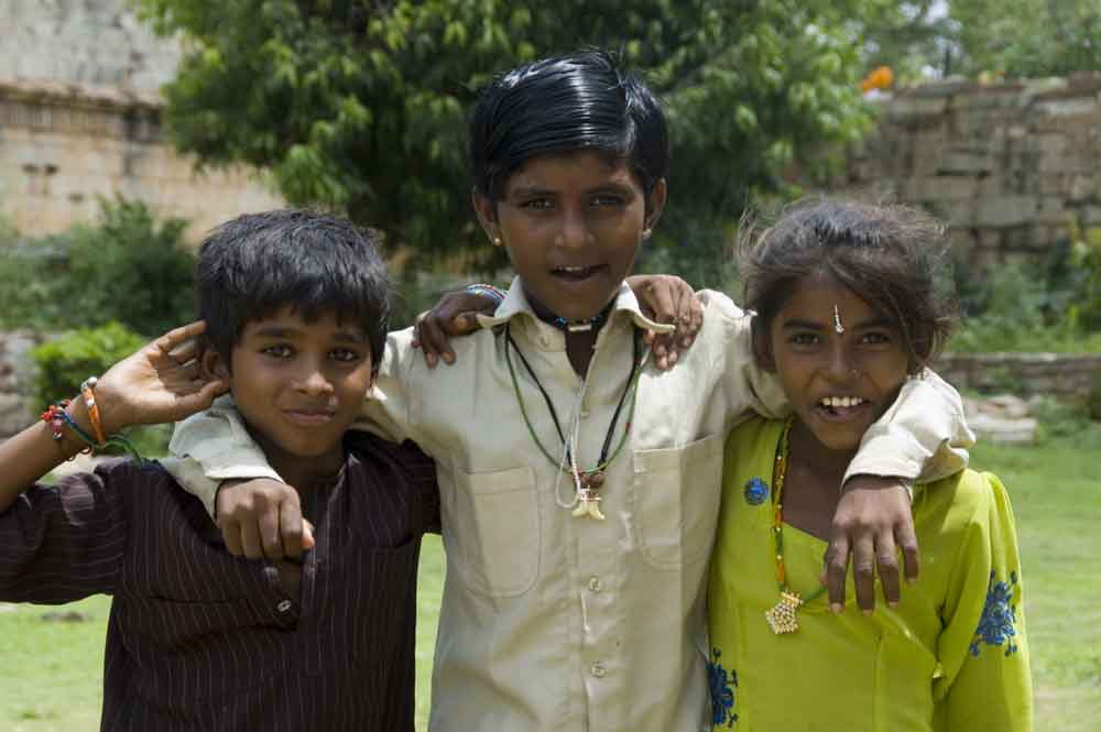 India - Chittorgarh -  niños - 2009